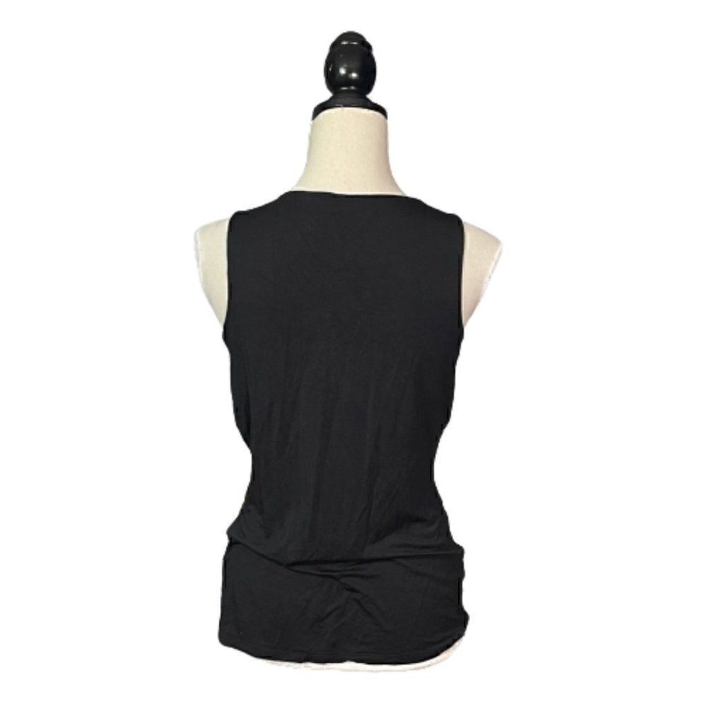 The Limited Animal Print Satin Front Draped Top Sz XS - Picture 2 of 3
